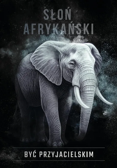 Karta Słoń afrykański — być przyjacielskim