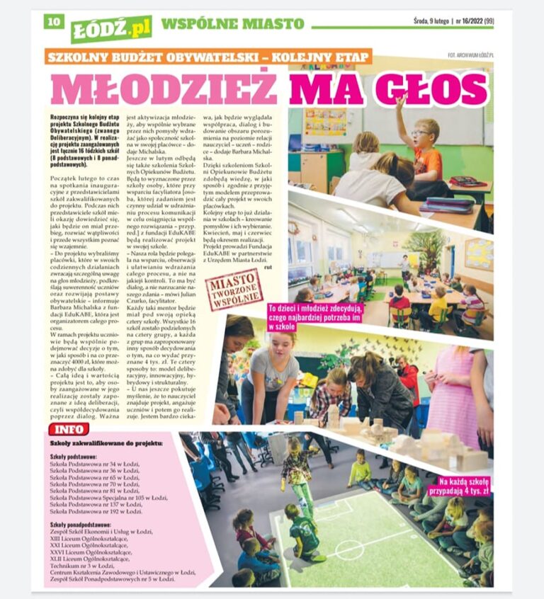 Szkolny Budżet Deliberacyjny